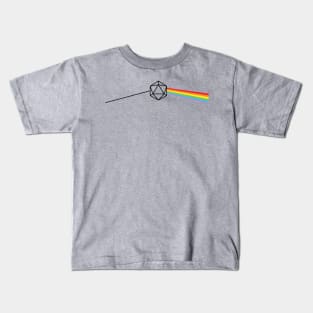 Dark Side of the Moon D20 Kids T-Shirt